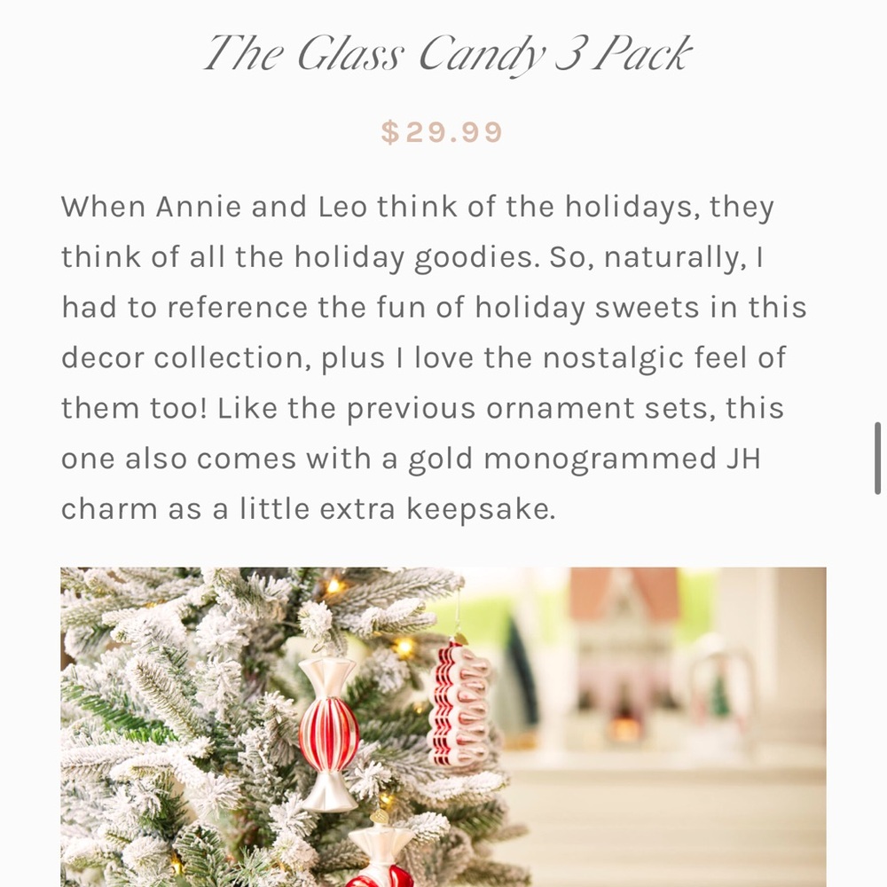 Jillian Harris x CANVAS Christmas Ornament Collection - Picture 8 of 11